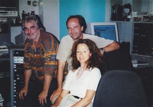 Mit Vicky Leandros im Vox-Studio